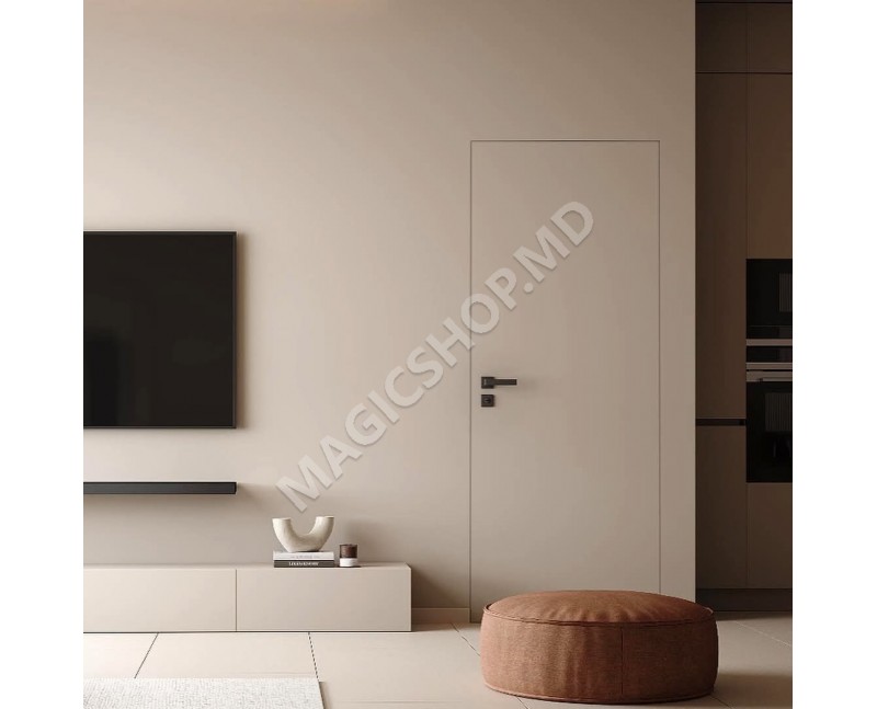 Usa interior ascunsa Invisible SLIM Cant Aluminiu Crom